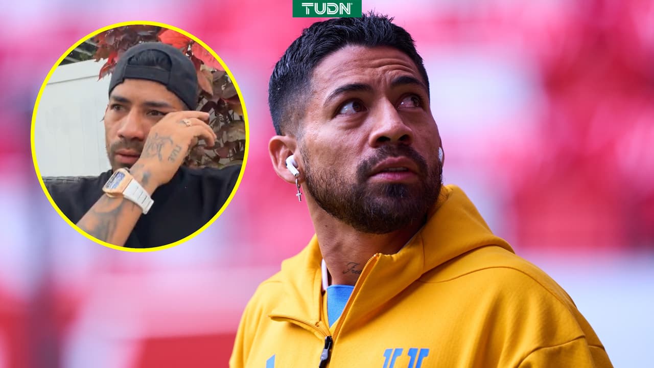Javier Aquino destapa lo que pasa con Tigres y llora en pleno live