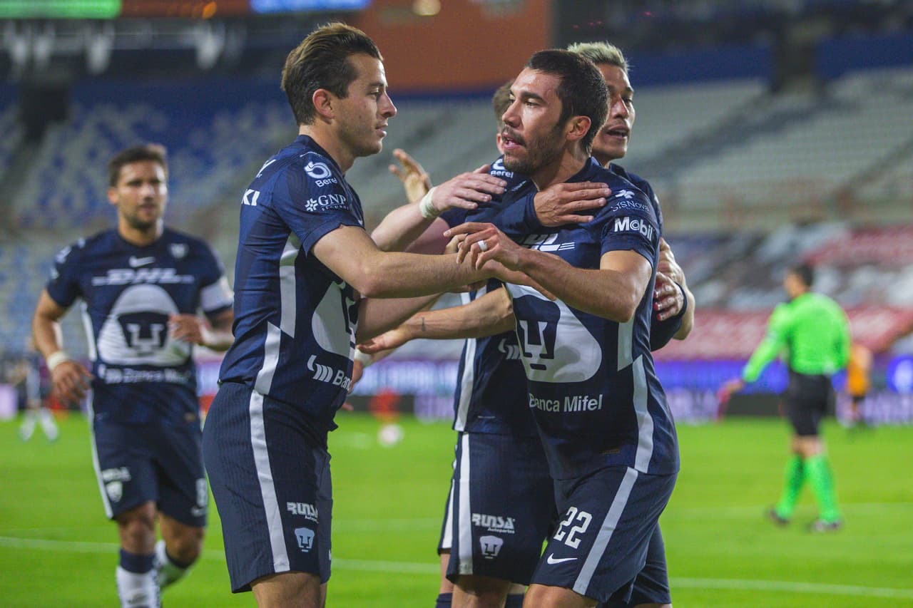 Con goles de Juan Pablo Vigón y Erick Aguirre, Pumas y pachuca no se pueden quedar con la victoria y se conforman con un punto.