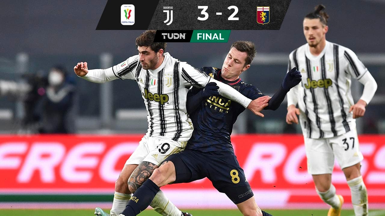 Juventus derrota al Genoa y va a Cuartos de la Coppa Italia