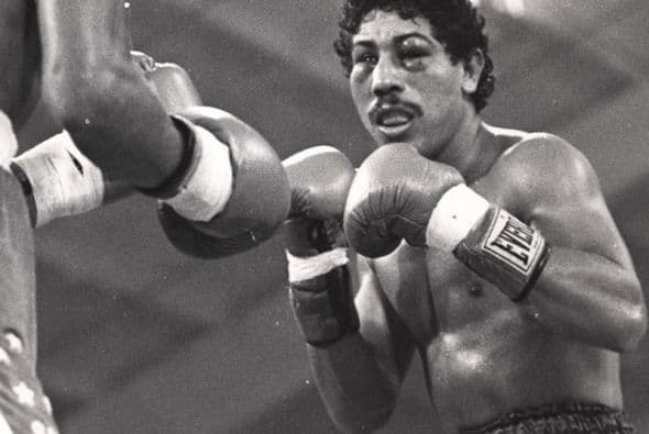 Wilfredo Gómez quedó con cara de 'espanto' después de pelear con Salvador Sánchez (Foto: Twitter).