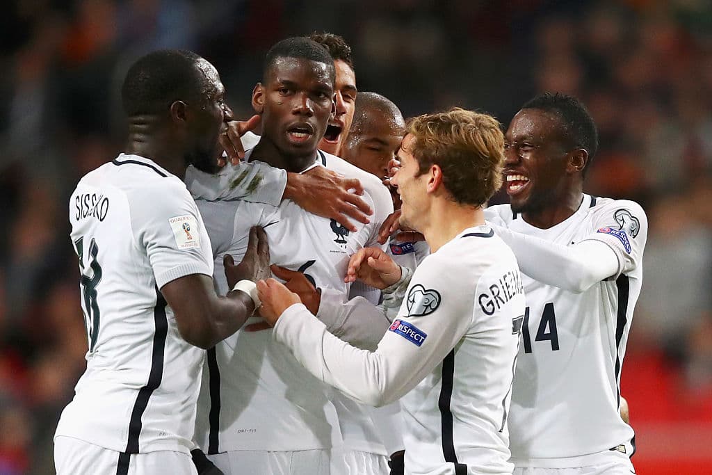 Francia venció a domicilio a Holanda