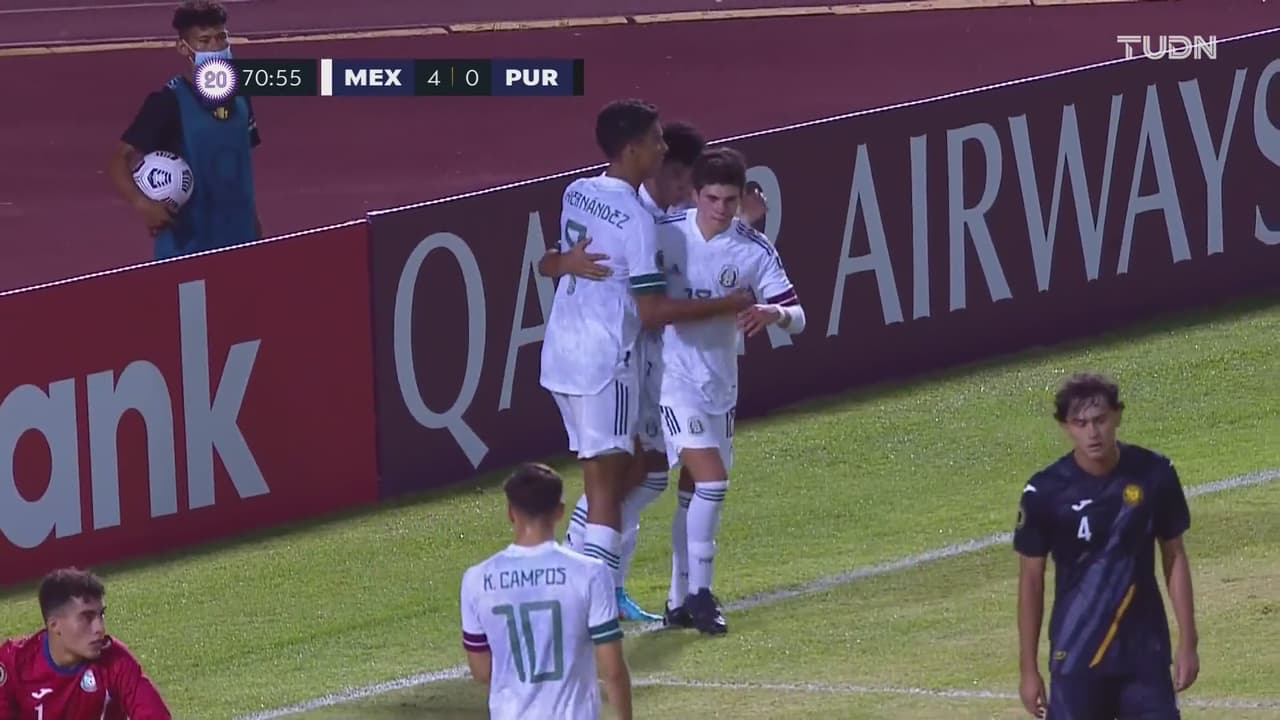 ¡Sin piedad! Violante pone el quinto en la cuenta del Tri Sub-20