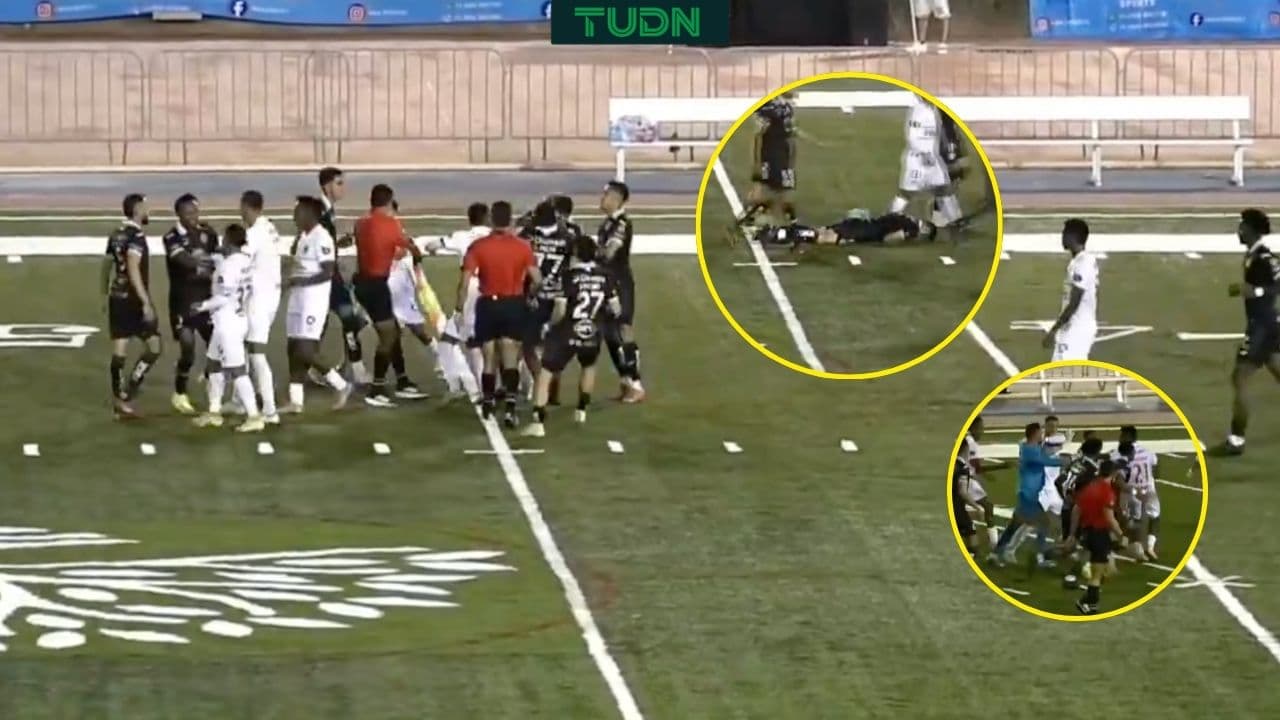 Olimpia y Motagua disputan Clásico de Honduras en Estados Unidos y terminan a golpes