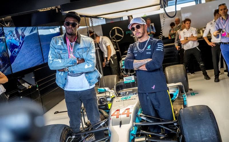 Usain Bolt dio la salida en el GP de Estado Unidos