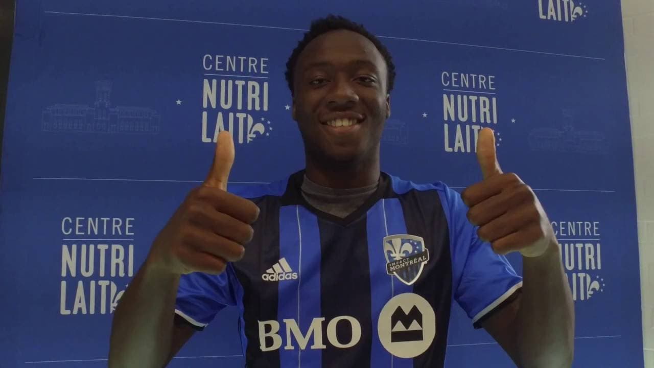 Ballou Jean-Ybes Tabla (17) el novato y juvenil de Montreal Impact