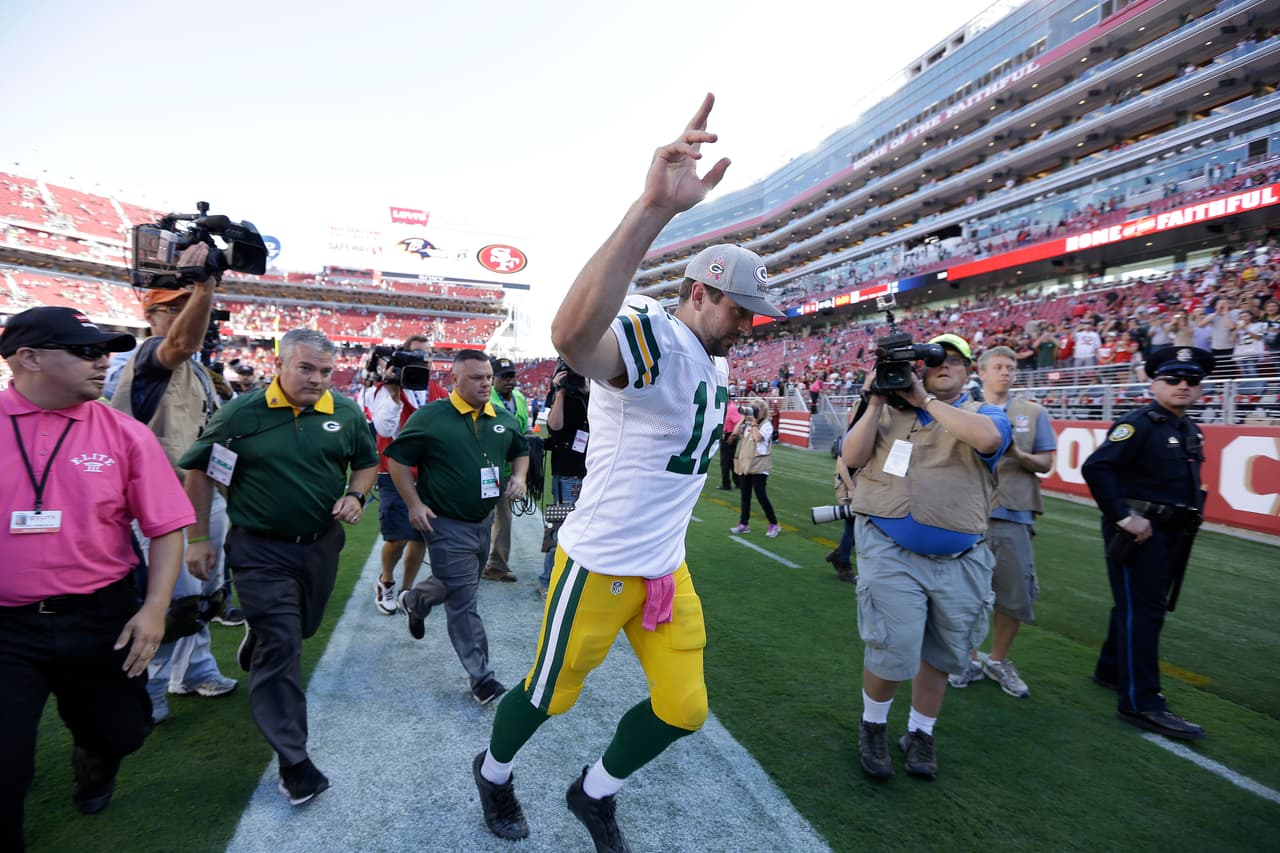 Los Green Bay Packers derrotaron 17-3 a los San Francisco 49ers manteniendo su invicto, he aquí las mejores imágenes del encuentro (AP-NFL).