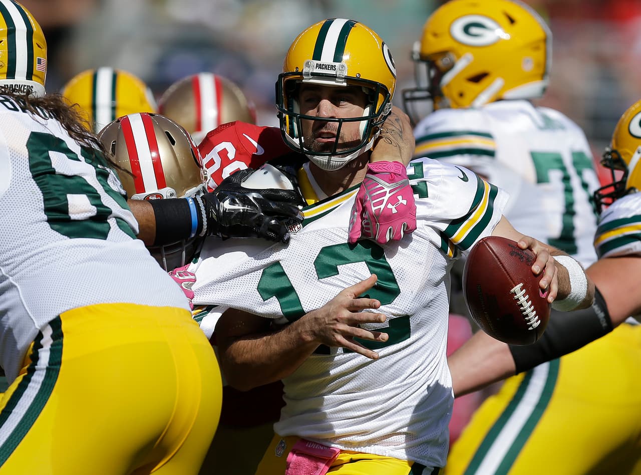 Los Green Bay Packers derrotaron 17-3 a los San Francisco 49ers manteniendo su invicto, he aquí las mejores imágenes del encuentro (AP-NFL).