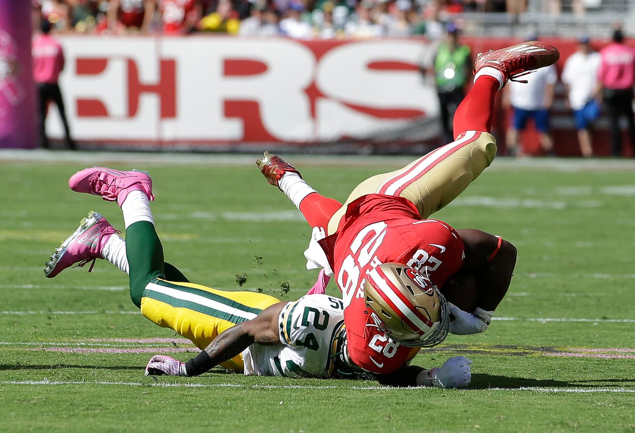 Los Green Bay Packers derrotaron 17-3 a los San Francisco 49ers manteniendo su invicto, he aquí las mejores imágenes del encuentro (AP-NFL).