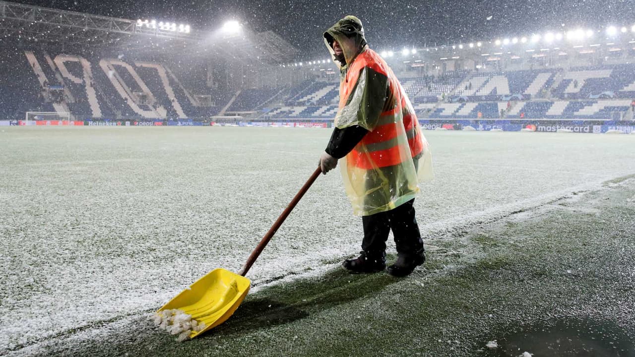 Atalanta vs Villarreal se pospone debido a una intensa nevada