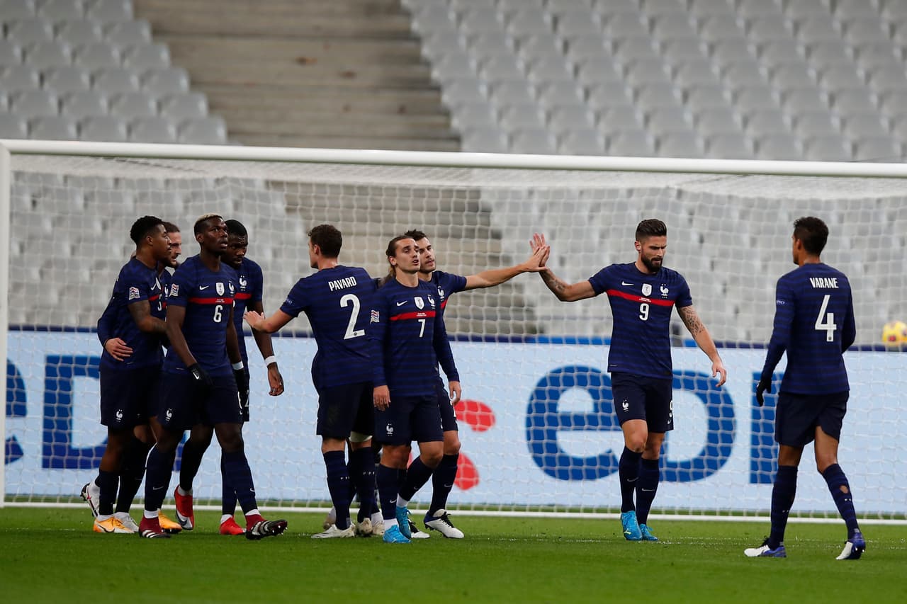 Francia doblegó a Suecia en la UEFA NL