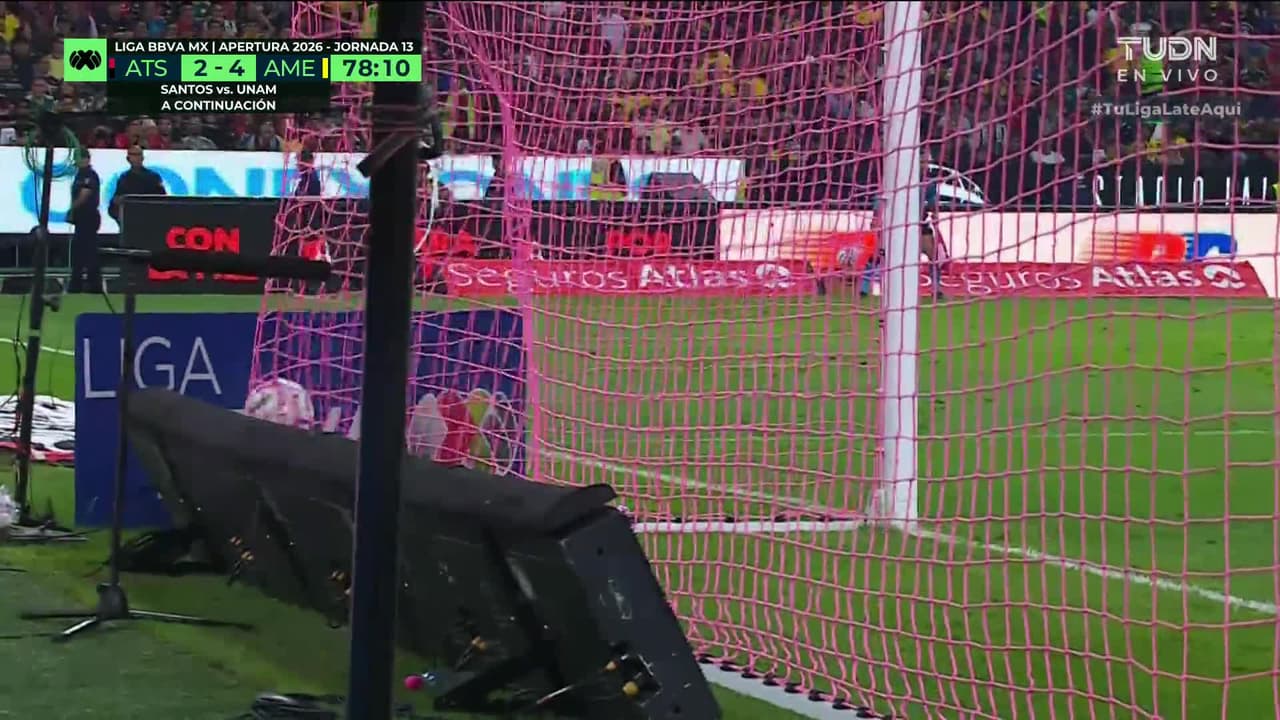 ¡GOL!  anota para América. Kevin Álvarez