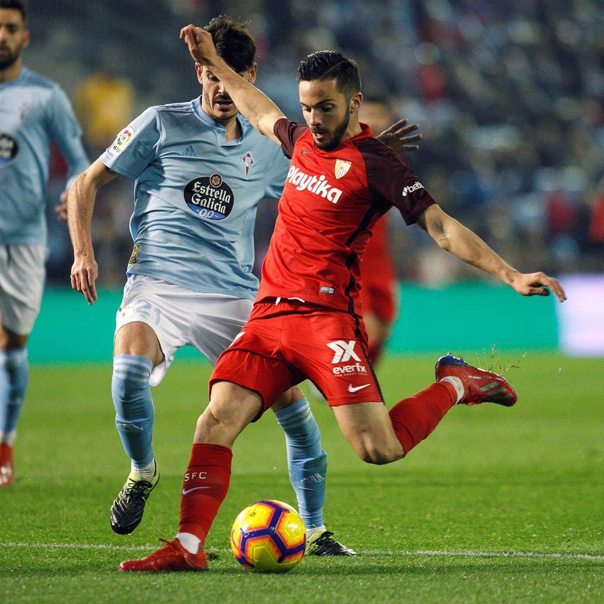 Los intentos de Pablo Sarabia fueron en vano para al Sevilla, que completó tres derrotas consecutivas como visitante y siete juegos sin ganar en esa condición.