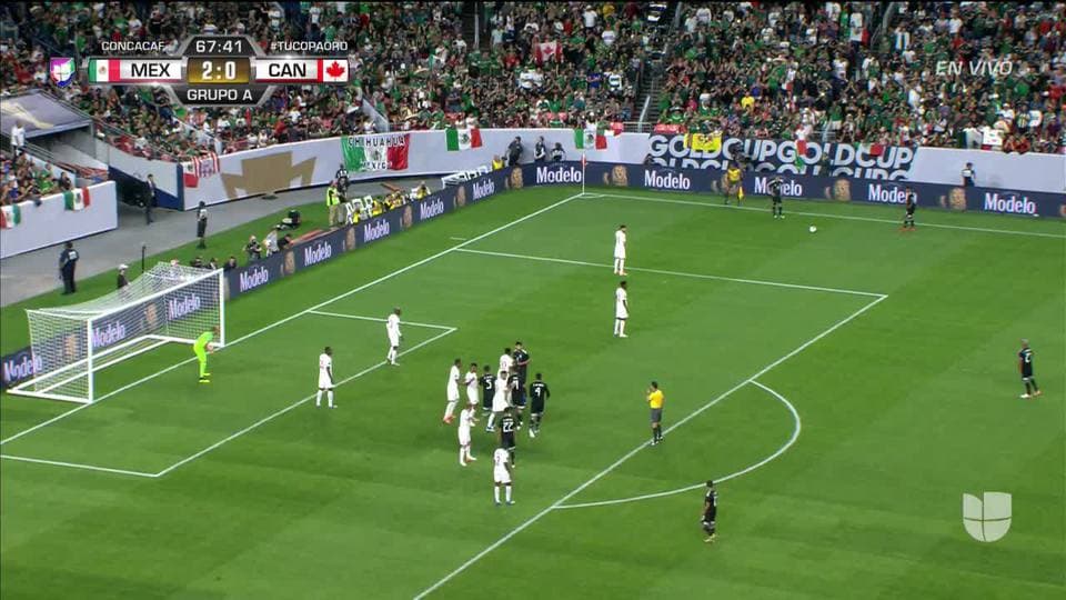 Tiro de esquina para Canada
