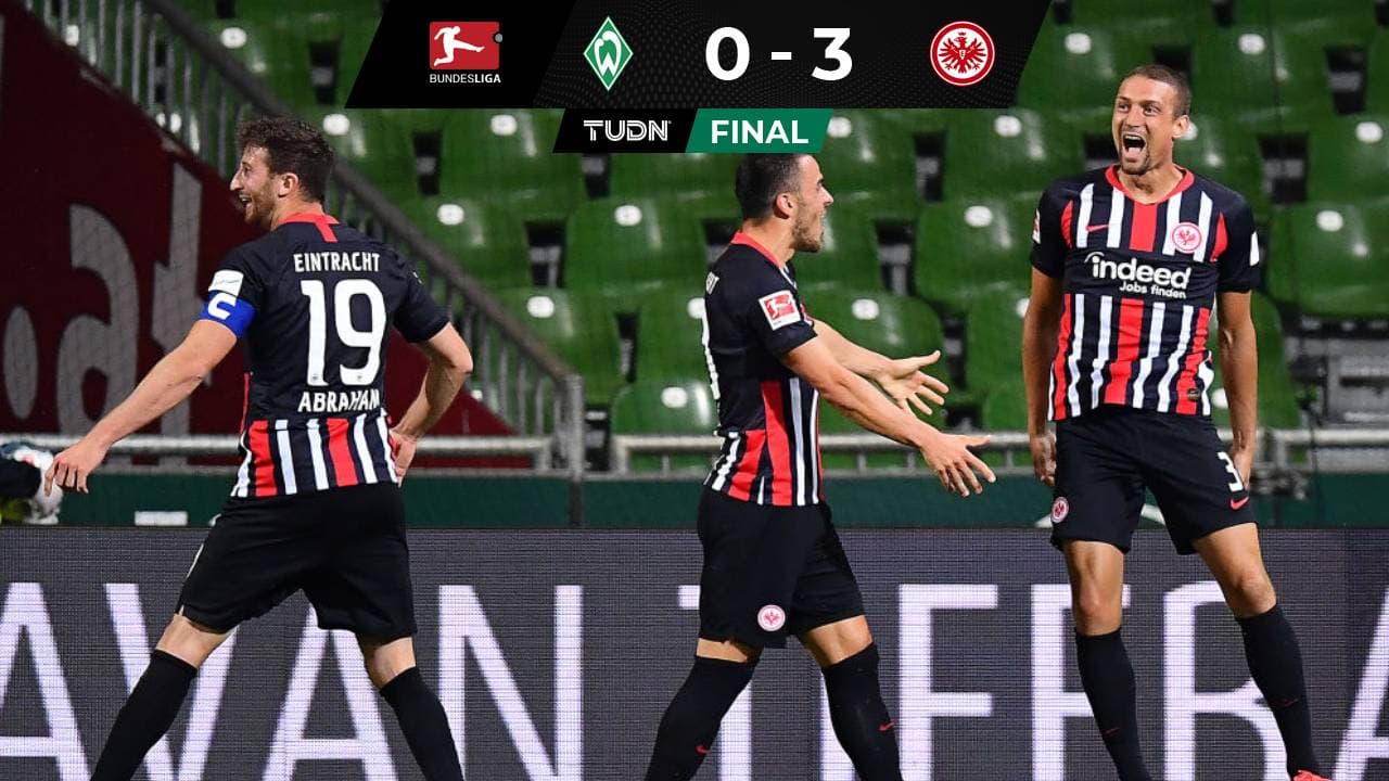 El Frankfurt gana fuera de casa y complica más al Bremen