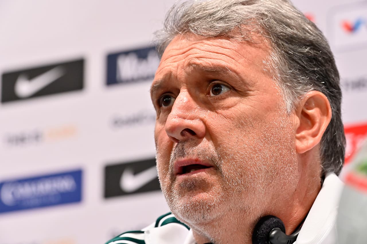 Sin aceptar condicionantes, ‘Tata’ Martino señaló que con los ausentes sería mejor el Tri