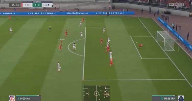 Diego Rosales demostró un gran nivel de juego al mando de los Diablos y goleó a los Pumas del defensa Luis Quintana.