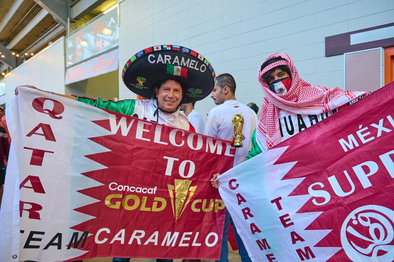 Los fans mexicanos se hicieron presente... ¡para apoyar a Qatar!