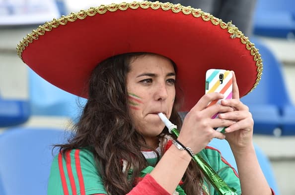 México vs Ecuador ambiente