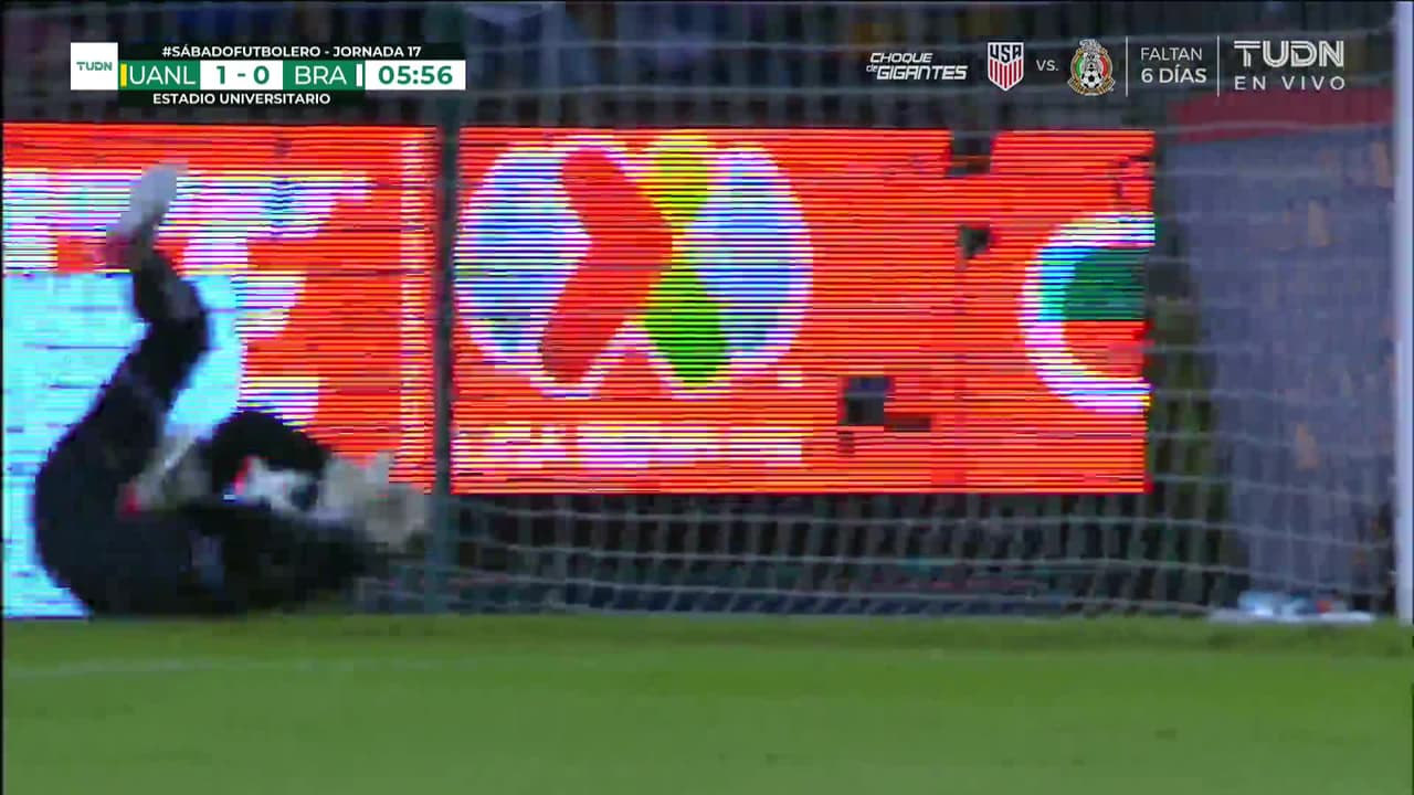 ¡GOL!  anota para Tigres. Nicolás López