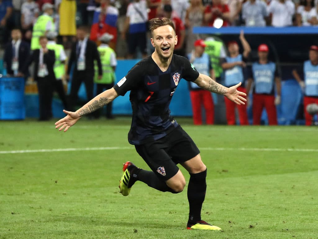 <b>Ivan Rakitic</b>. El mediocampista de la Selección de Croacia y del FC Barcelona está presente también.
