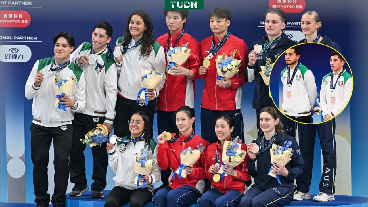 ¡Inician con todo! México sube al podio 3 veces en Copa del Mundo de Clavados