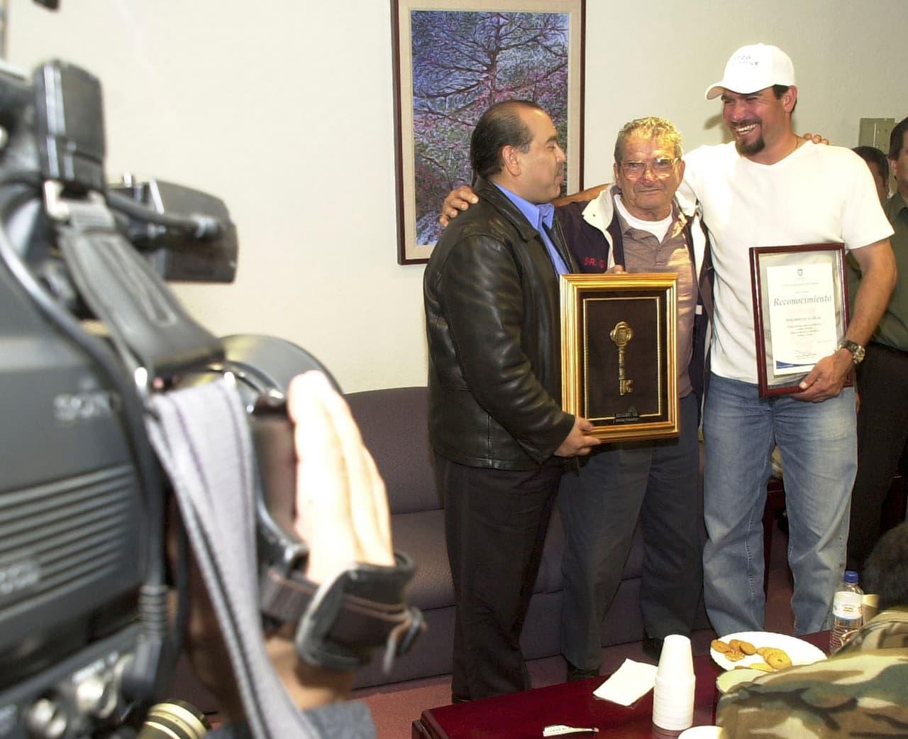 Benjamín Gil se coronó en 2002 con los Los Angeles Angels.