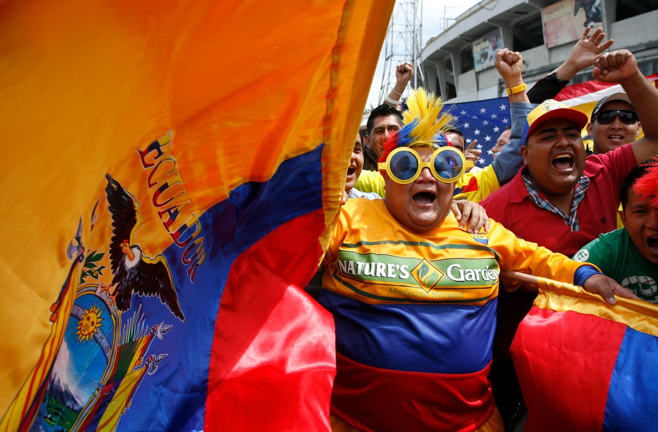 Se trata de una hinchada colorida, apasionada y muy ruidosa.
