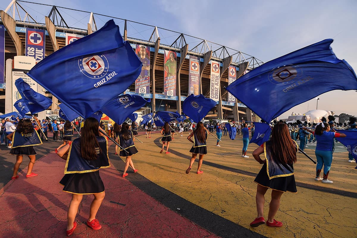 En el Estadio Azteca se vive la Final del Apertura 2018 entre Cruz Azul y América.