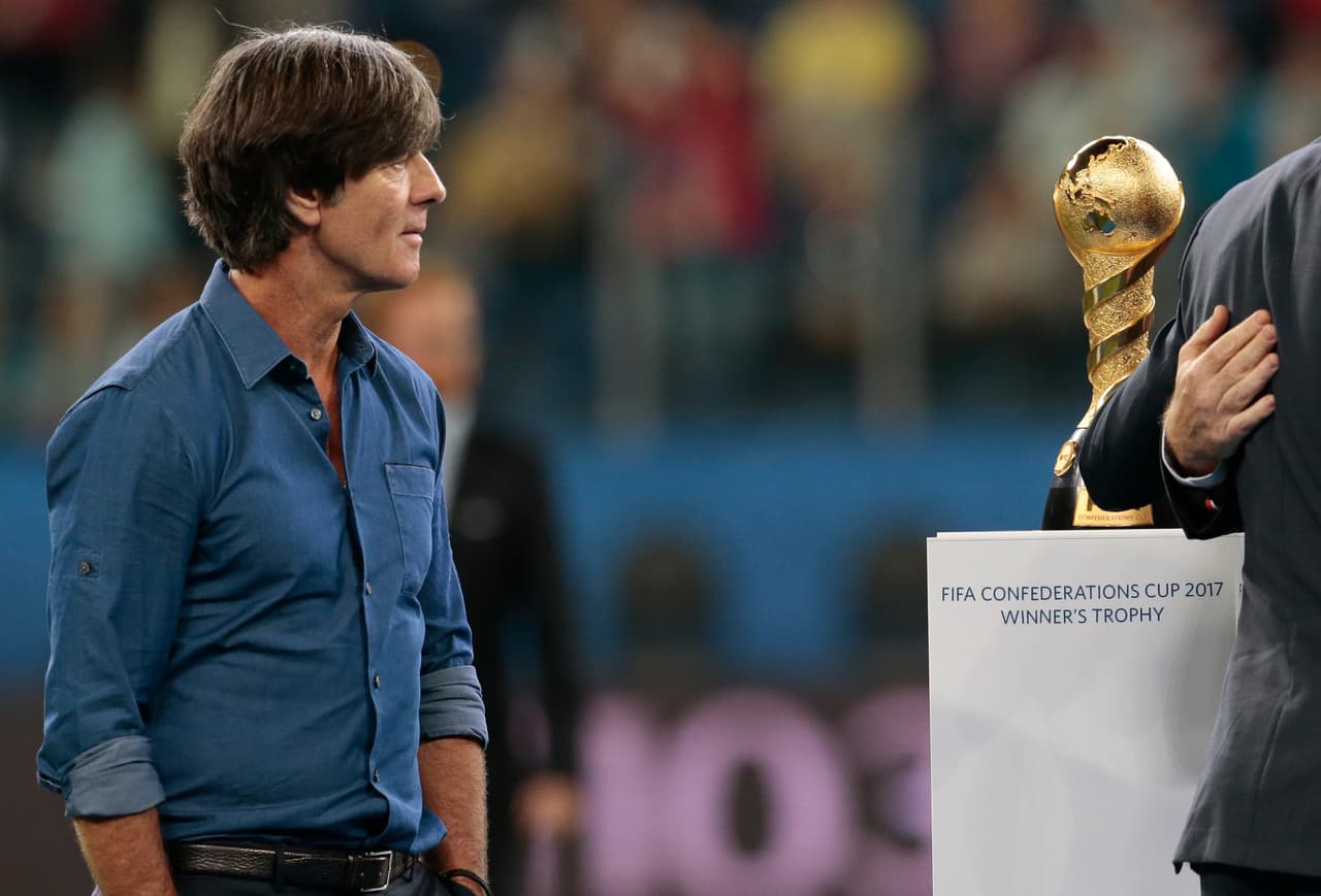 Joaquim Low, técnico de Alemania campeón de la Copa Confederaciones.