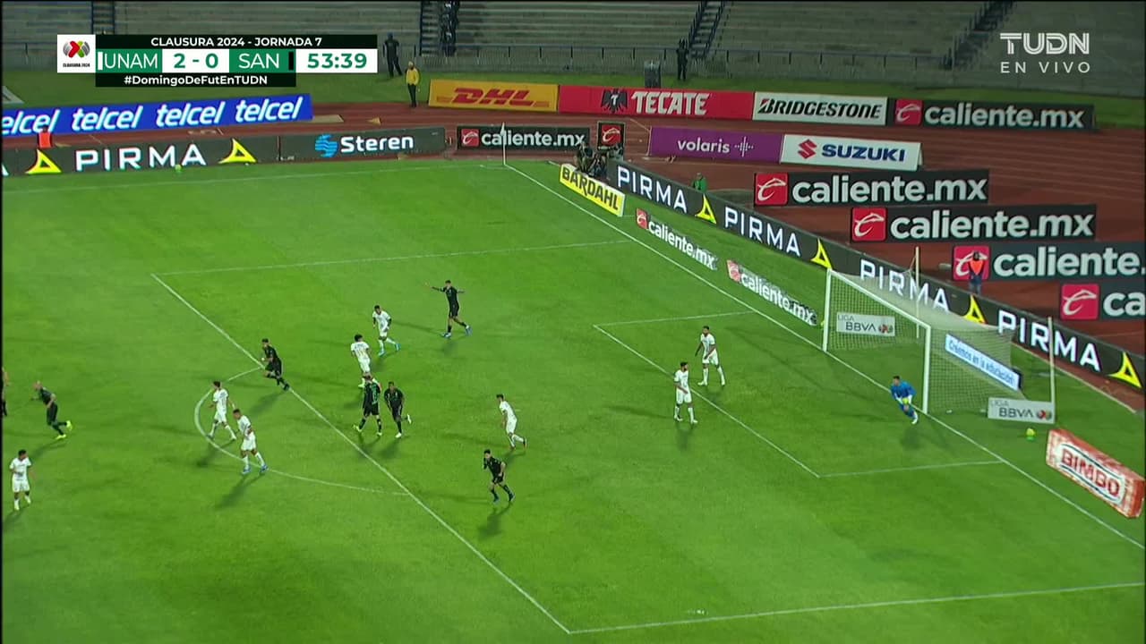 ¡TIRO ATAJADO! disparo por Dória.