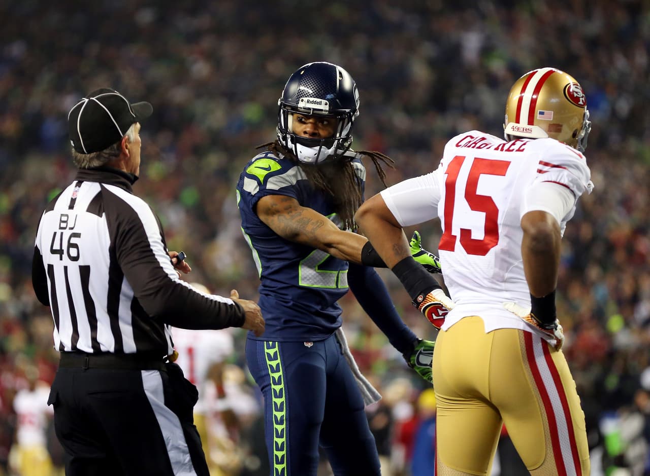 <b>Sherman sobre Michael Crabtree (WR) en la Final de Conferencia del 2014</b>
<br>3.-
<b> </b>"Cuando tratas de ponerme a prueba con un pobre receptor como Crabtree, ese es el resultado que vas a obtener. Nunca vuelvas a hablar de mí".