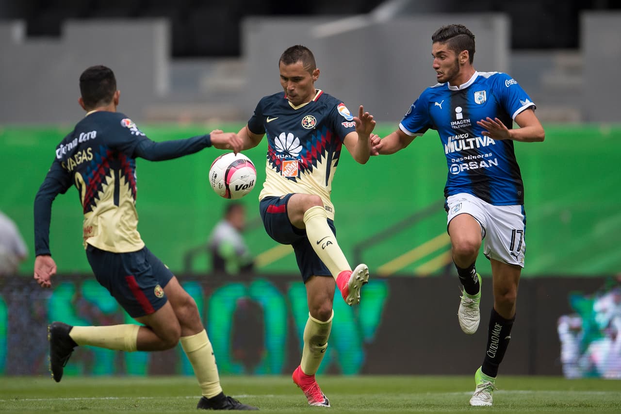 La sorprendente victoria de Querétaro 1-0 de visita al América sirvió para ver de arranque al goleador queretano Paolo Yrizar, de 19 años.