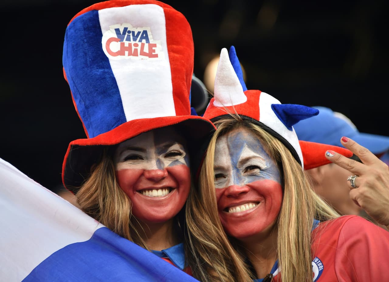 Los aficionados derrocharon pasión en la final del Argentina vs. Chile en el MetLife Stadium de Nueva York.