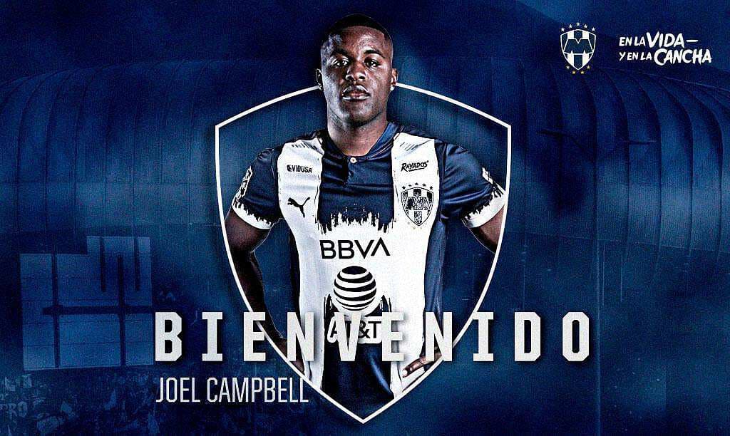 Joel Cambpell, oficialmente refuerzo de Rayados de Monterrey