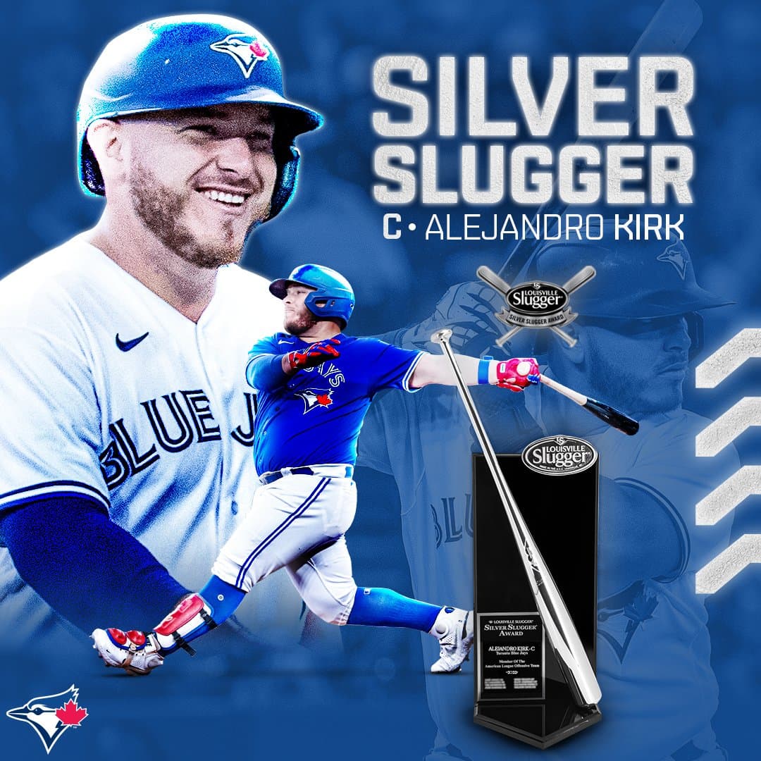 ¡Orgullo mexicano! Alejandro Kirk ganó el premio Silver Slugger en la MLB