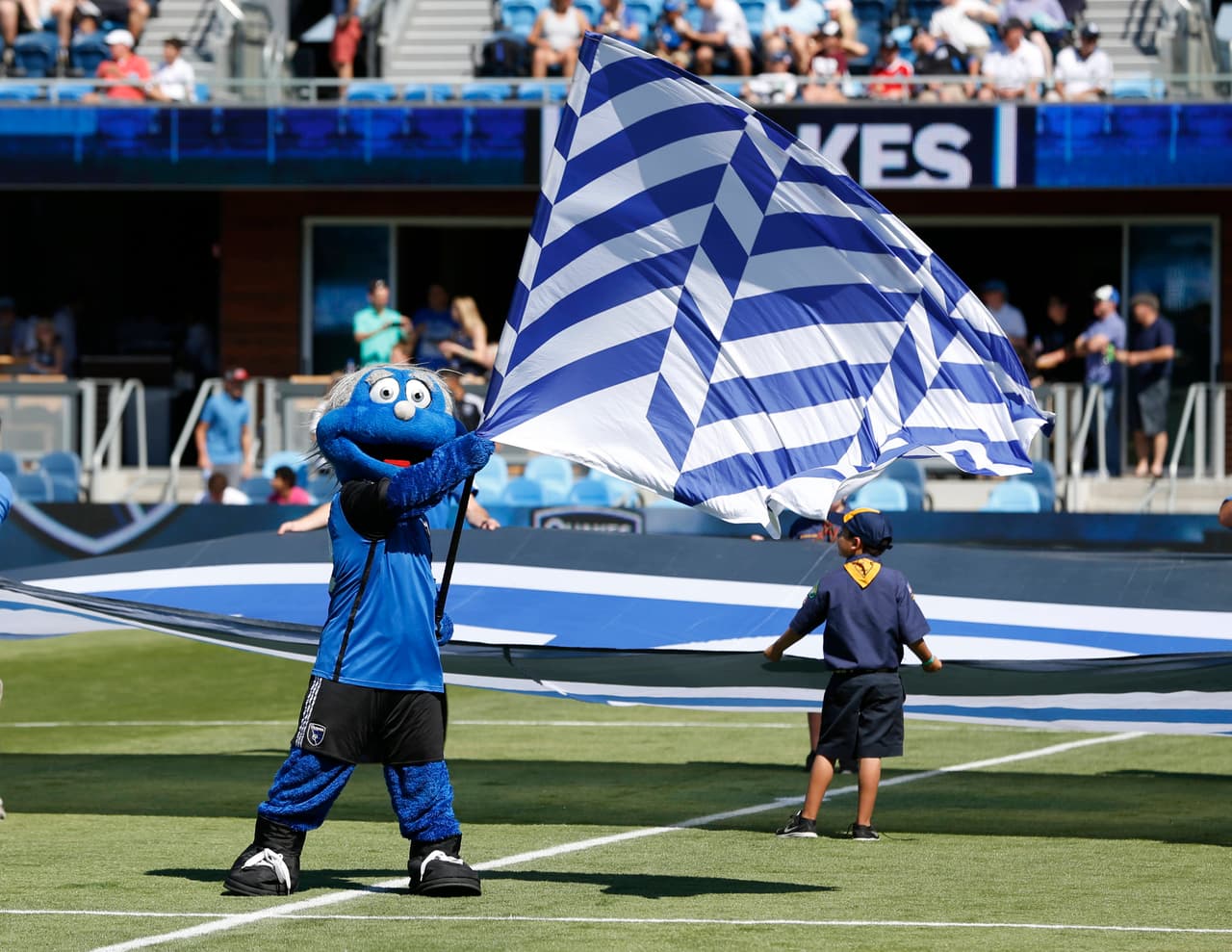Q, mascota de San Jose Earthquakes