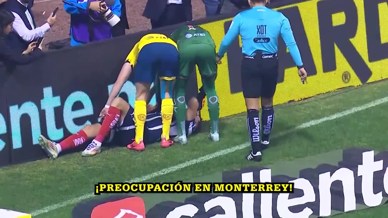 ¡DURO GOLPE! Rayados sufre una baja durante el partido