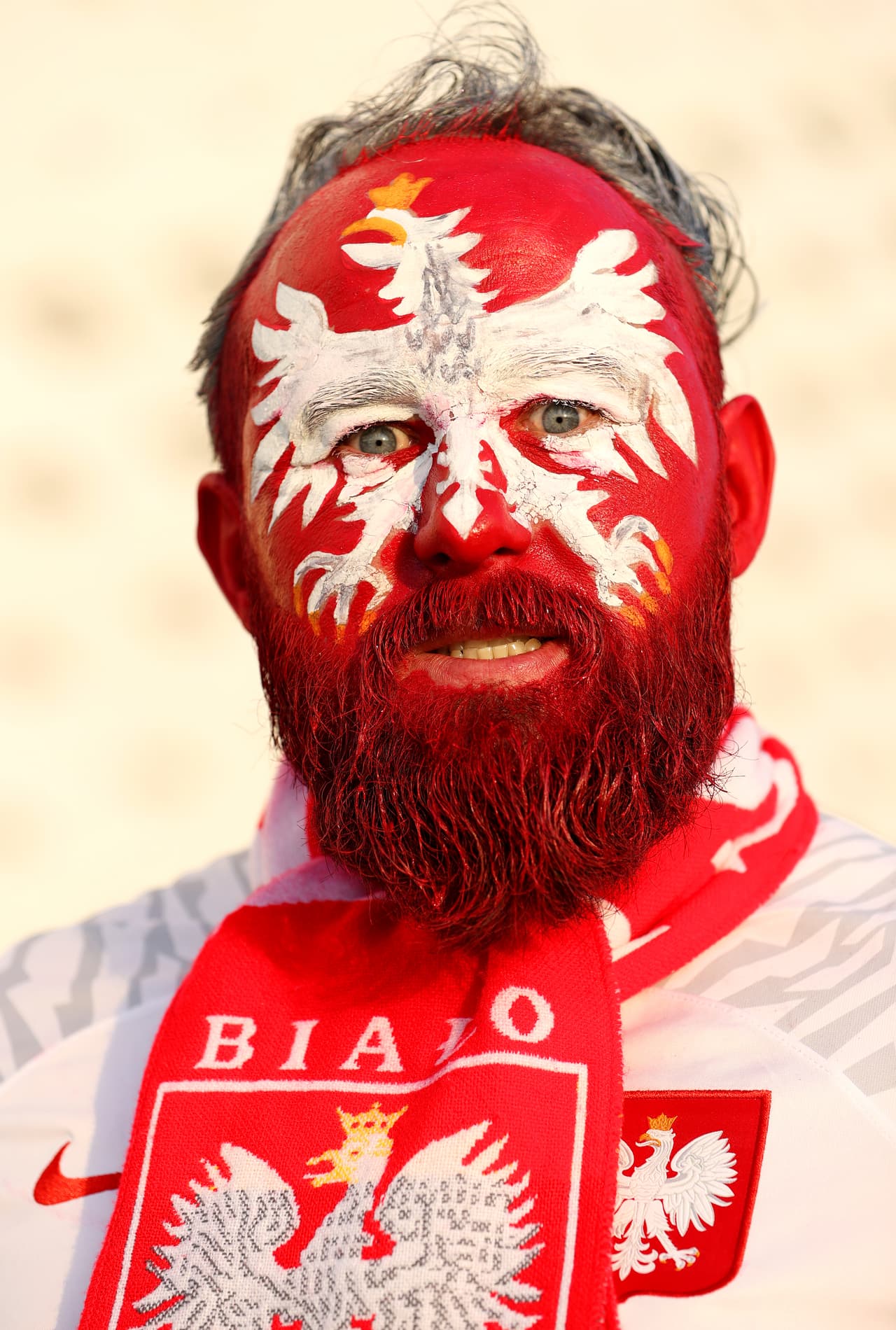 También la gente de Polonia se presentó al encuentro.