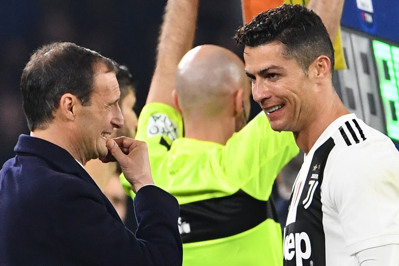 Massimiliano Allegri confirma que CR7 se queda en la Juventus
