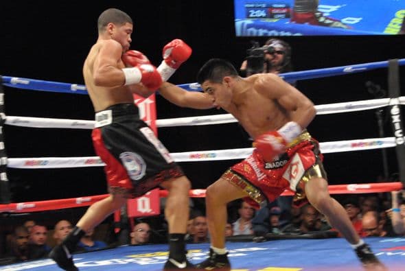 Se notó que la pelea no iba a durar mucho.