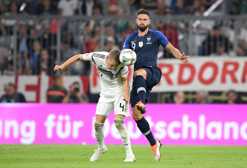 Alemania dejó todo en la cancha con la idea de arrebatarle al ganador de Rusia 2018 su invicto.