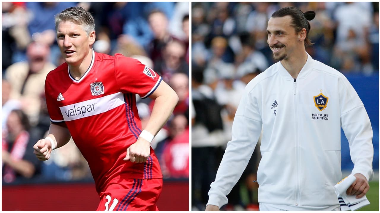 Schweinsteiger vs. Ibrahimovic: los cracks europeos que suman 50 títulos se miden el sábado en Chicago