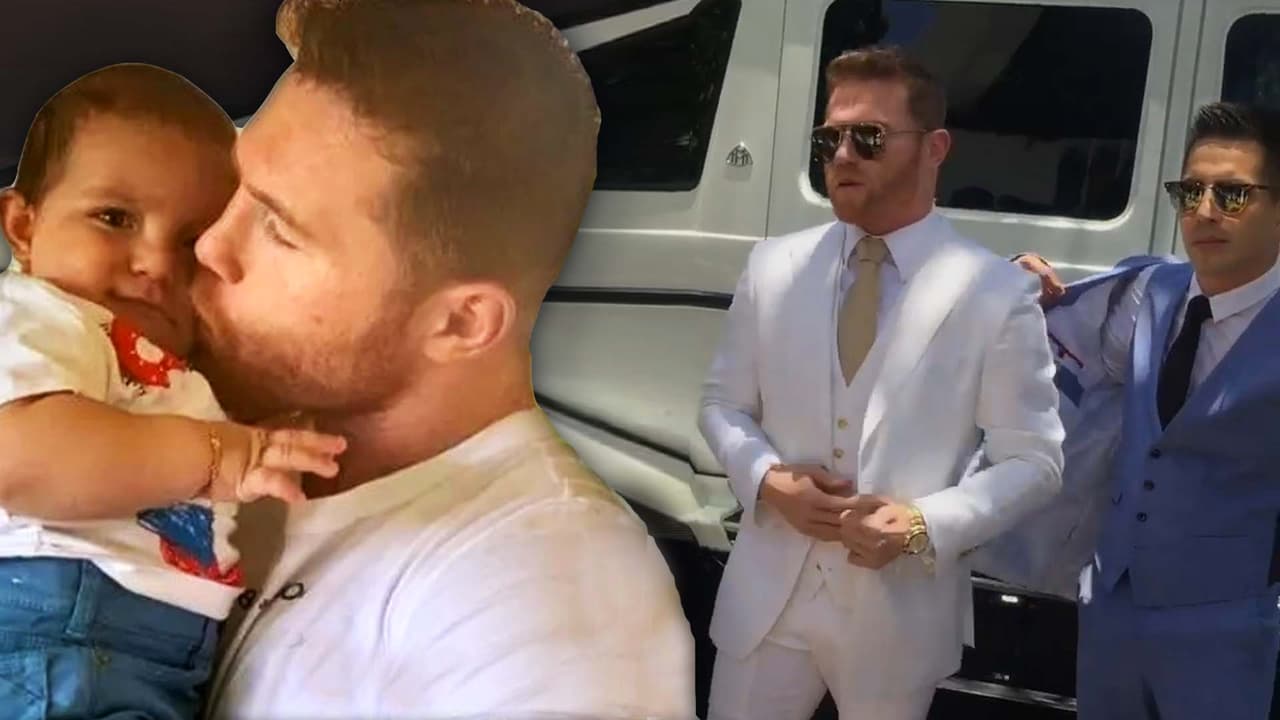 El espectacular bautizo del pequeño estuvo envuelto en la polémica por la actitud del pugilista.