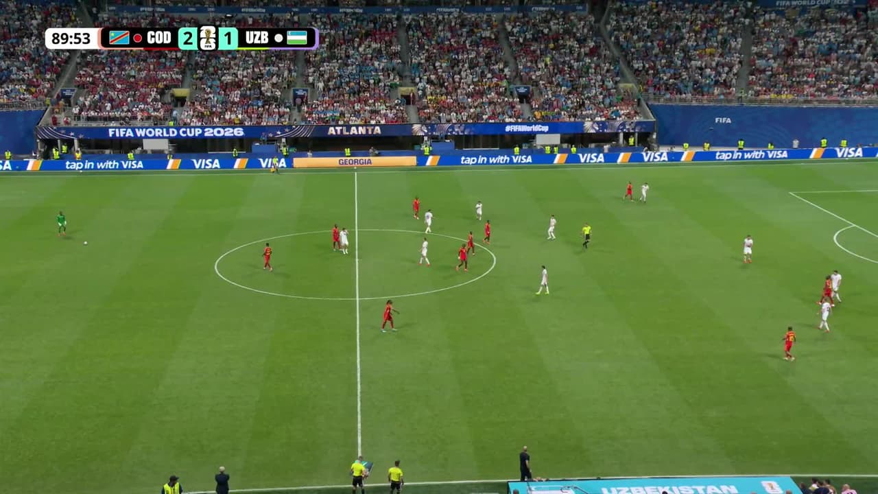 ¡GOL!  anota para Congo DR. Yoane Wissa