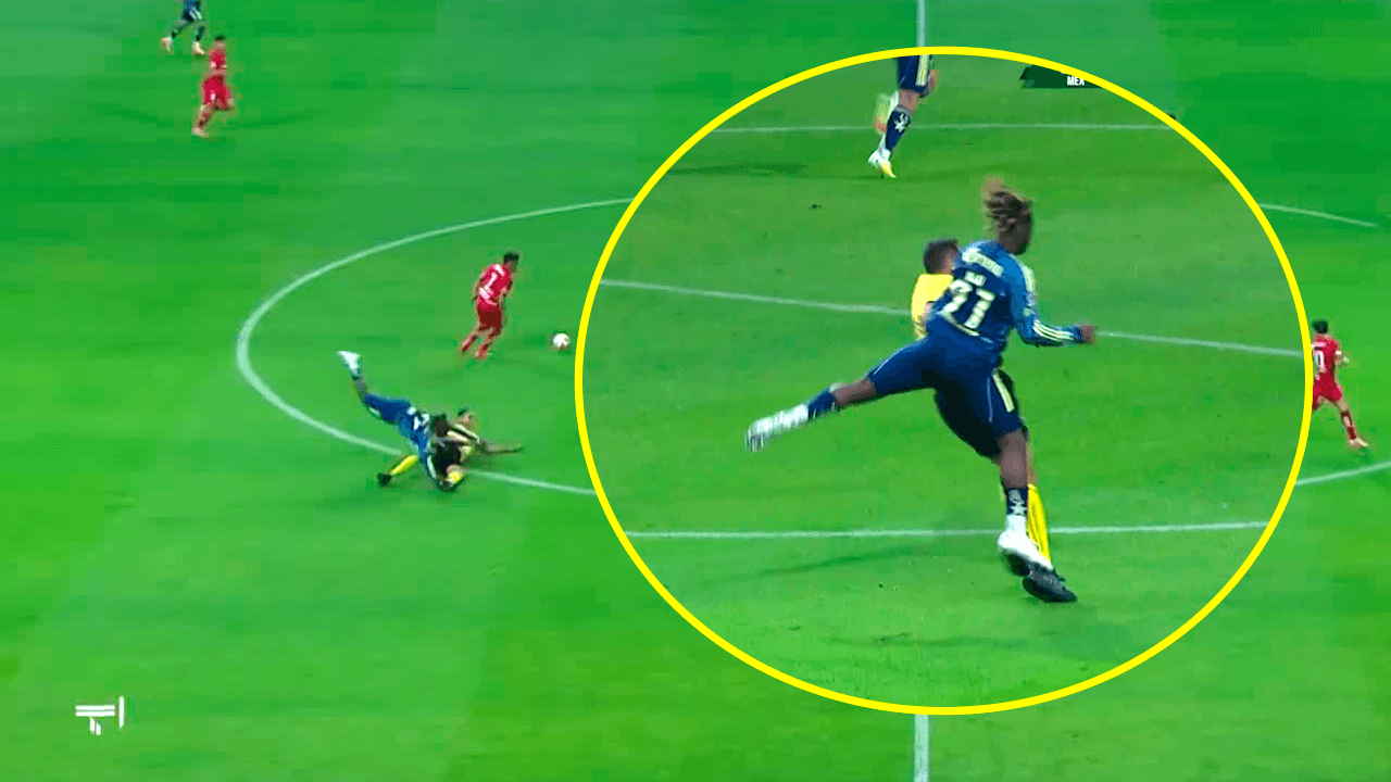 ¡Luis Enrique Santander 'taclea' a Saint-Maximin!