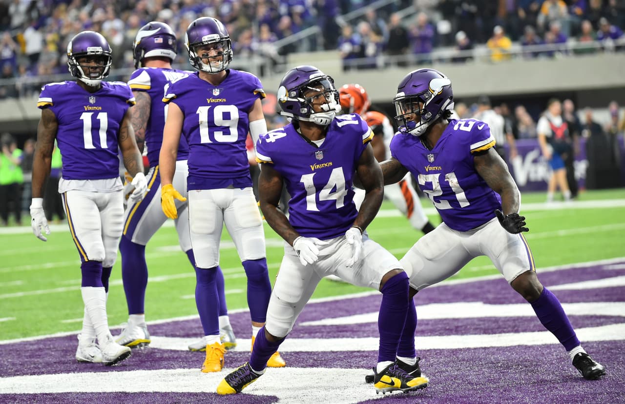 Minnesota aplastó a Cincinnati y conquistó el liderato de la NFC Norte