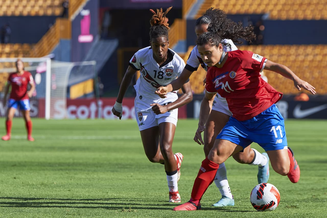 Costa Rica golea a Trinidad y Tobago con lo que amarró su boleto al Mundial Femenil Australia-Nueva Zelanda 2023.