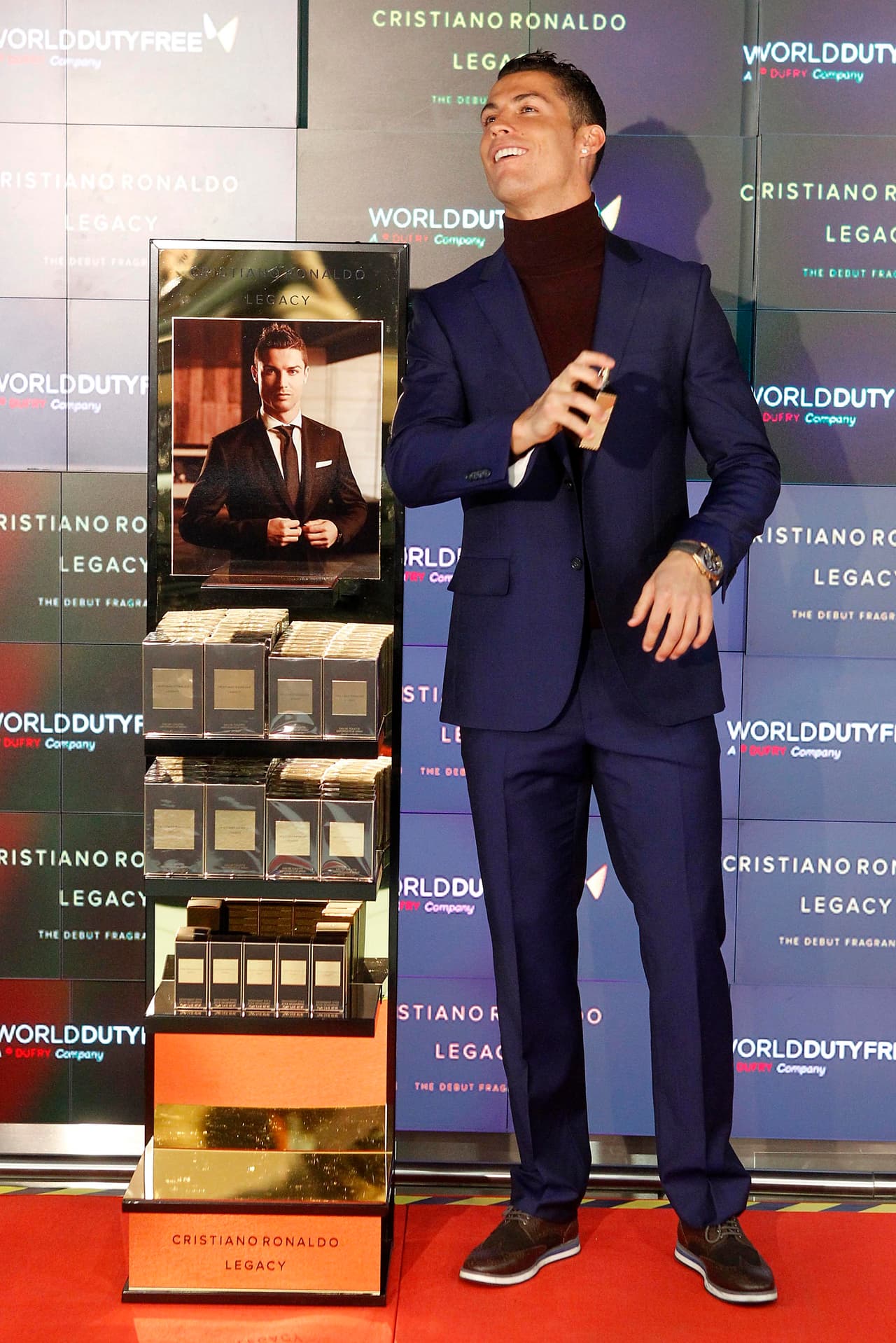 Puros gestos graciosos hizo el futbolista...