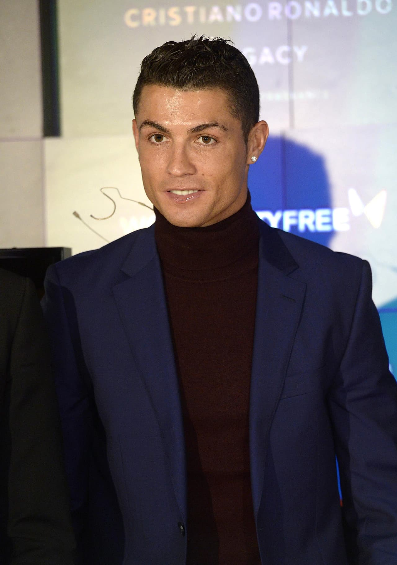 Cristiano Ronaldo presentó su fragancia 'Legacy' en Madrid.