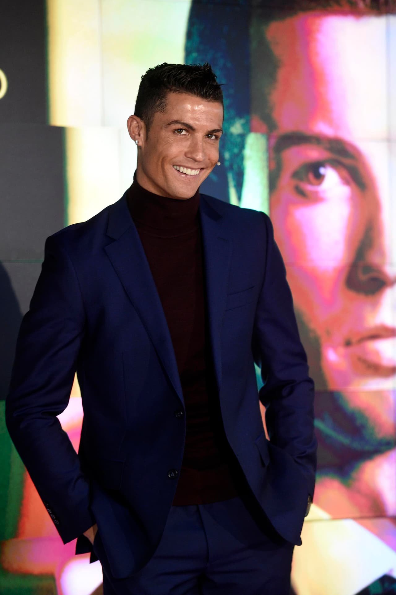 Cristiano Ronaldo presentó su fragancia 'Legacy' en Madrid.